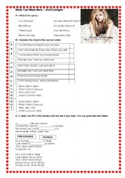 Wish You Were Here Fill in the Gaps - ESL worksheet by Skeptik_Atheist