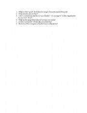 English Worksheet: Questions for 