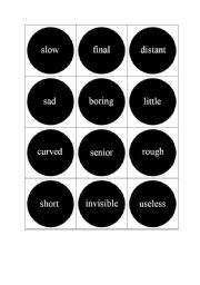 English Worksheet: Reversi: opposite adjectives