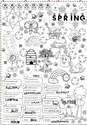 English Worksheet: spring