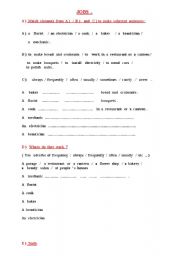 English Worksheet: Working experiences - 5 pages