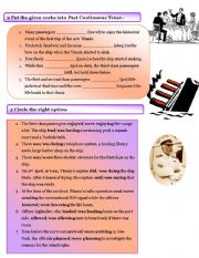 English Worksheet: Titanic tragedy part 2