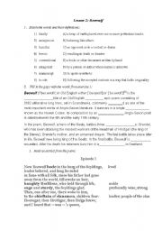 English worksheet: Beowulf