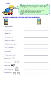 English Worksheet: Practicing Have Got and Has Got