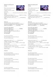 English Worksheet: Lady Gaga - Edge of Glory