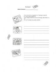 English Worksheet: TV types of programmes