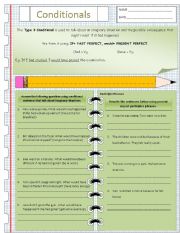 English Worksheet: Conditonal - Type 3