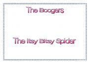 English Worksheet: The Boogers - The Itsy Bitsy Spider 