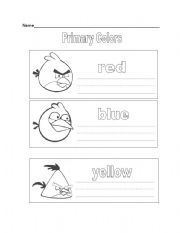 Primary Color Worksheets