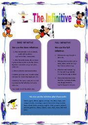 English Worksheet: The Infinitive