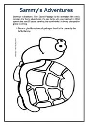 English Worksheet: Sammys adventures 