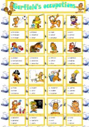 Garfields jobs multiple choice