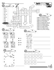 English Worksheet: Back To School Series 01 (Fully Editable + Key)