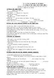 Tenses  modals  and connectors