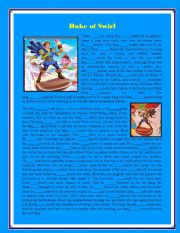 English Worksheet: Fairytale Candyland series 4 ( Duke of Swirl)-Past tense