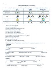 English Worksheet: Comparative and Superlative- Practical Work