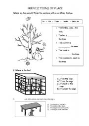 Prepositions of Place