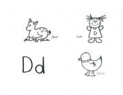 English worksheet: THE ABCS letter D