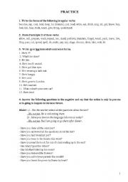 English Worksheet: Present Perfect 