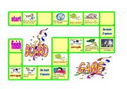 English Worksheet: board game