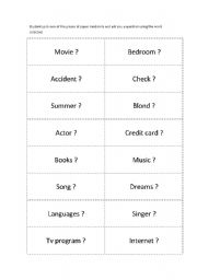 English Worksheet: Topics for conversation