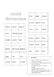 Jobs, a tic-tac-toe game