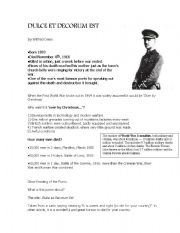 English Worksheet: Year 10 War Poetry