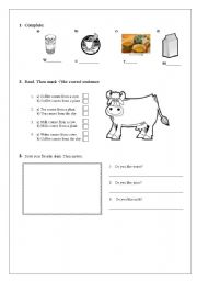 English worksheet: Like/dont like