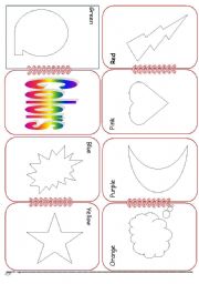 English Worksheet: Colors Mini dictionary