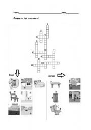 English Worksheet: the house
