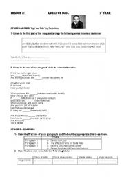 SONG: DANCING QUEEN - ESL worksheet by yaluf