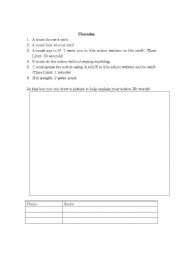 English Worksheet: Want someone to.../ Tell someone to...Charades