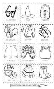 English Worksheet: Clothes