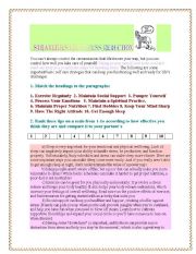 STRESS REDUCTION