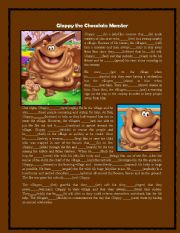 Fairytale Candyland series 8 ( Gloppy the Chocolate Monster) Past tense