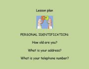 English Worksheet: Personal identification - How old are you?