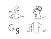 English worksheet: The ABCS letter G