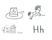 English worksheet: The ABCS letter H