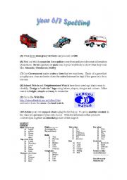 English worksheet: Security word activity