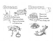 English worksheet: colours