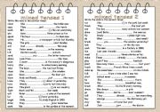 English Worksheet: mixed tenses