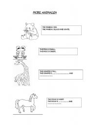 English worksheet: Wild animals