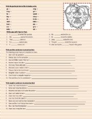 English Worksheet: Present perfect exercises