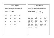 English Worksheet: Word list