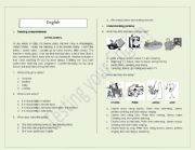 English Worksheet: Testing your English