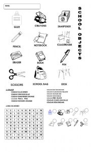 school objects