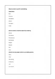 English worksheet: Persuasive Devices in Advertisements