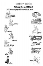 English Worksheet: Where Should I Ride?