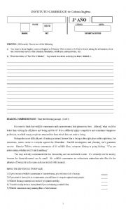 English Worksheet: englsih tests 