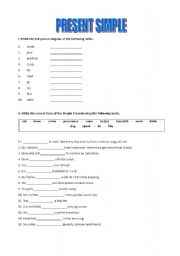 English Worksheet: Present Simple